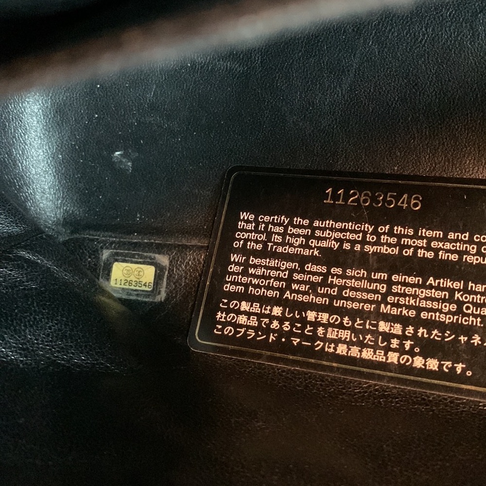 RARE🖤 CHANEL Modern Black Maxi Bijoux Chain Lamb Leather Quilted Flap Silver HW - Picture 9 of 16